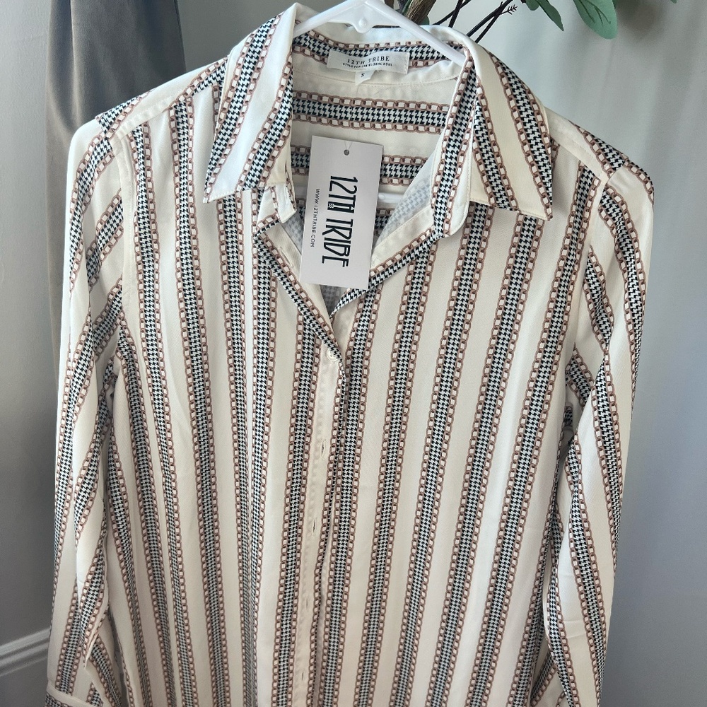12th Tribe Blouse New w tags